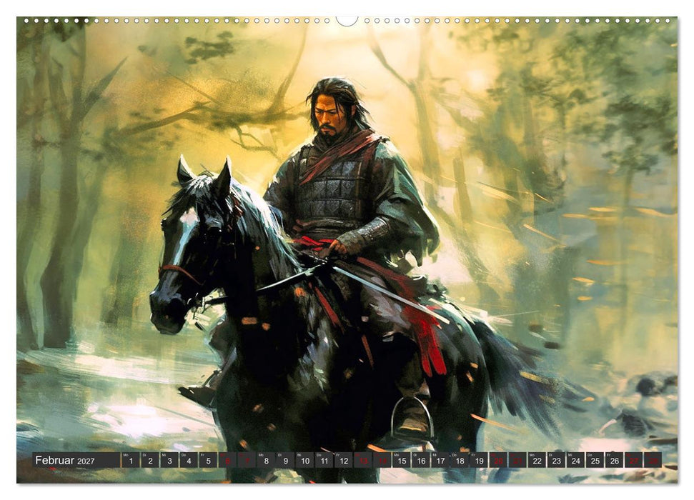Samurai - ein Leben in Meditation (CALVENDO Wandkalender 2027)