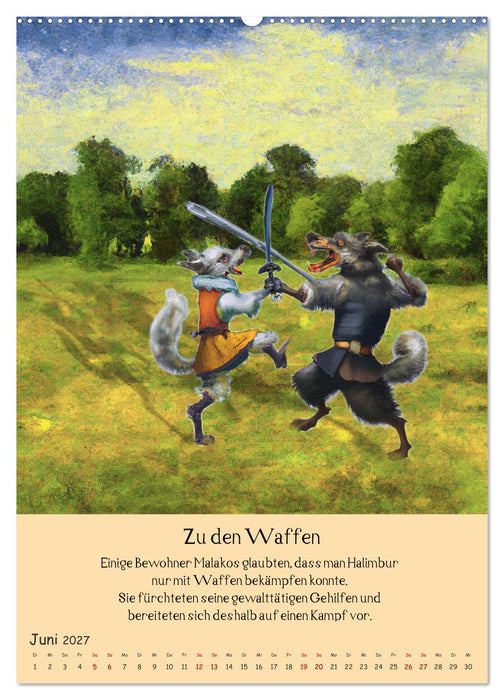 Abenteuer in Malako (CALVENDO Premium Wandkalender 2027)