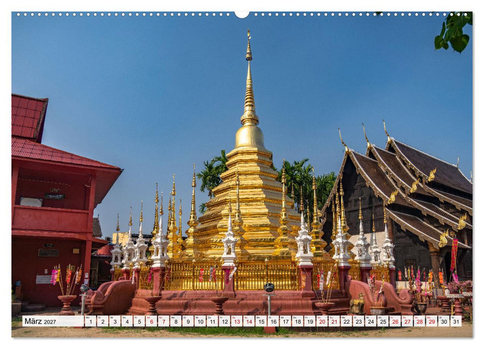 Thailand - Chiang Mai (CALVENDO Premium Wandkalender 2027)