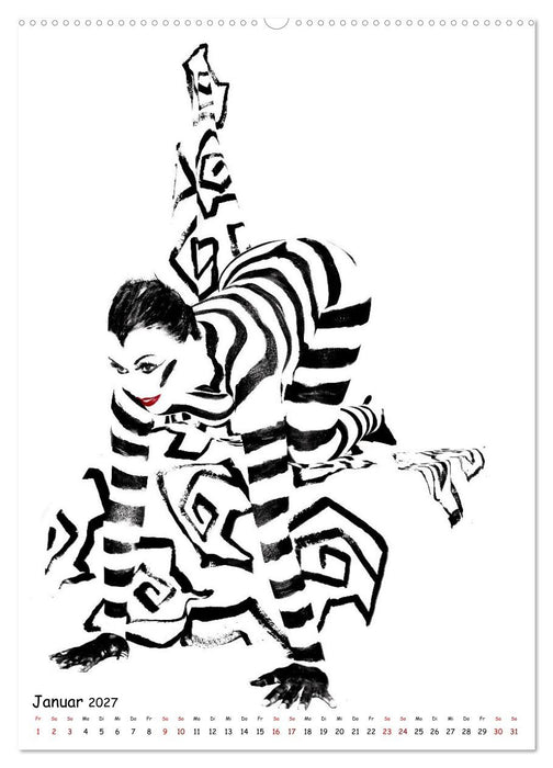 MEL Bodypainting von Fru (CALVENDO Wandkalender 2027)
