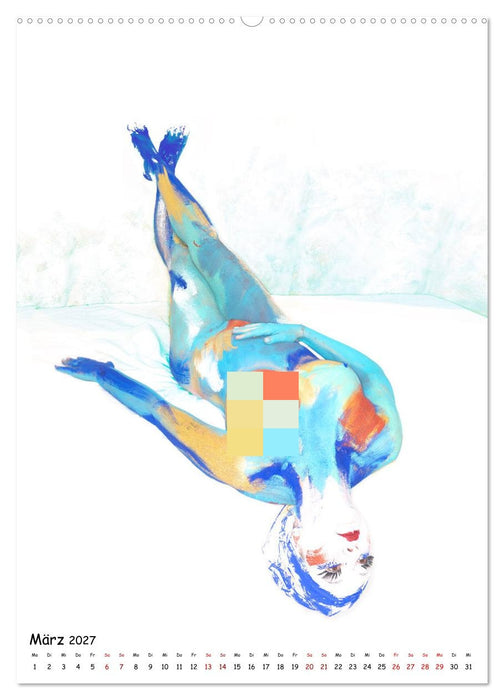 MEL Bodypainting von Fru (CALVENDO Wandkalender 2027)