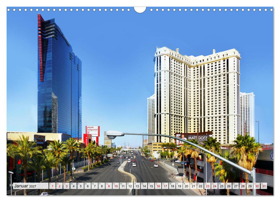 Las Vegas, Stadt der wahr gewordenen Träume (CALVENDO Wandkalender 2027)