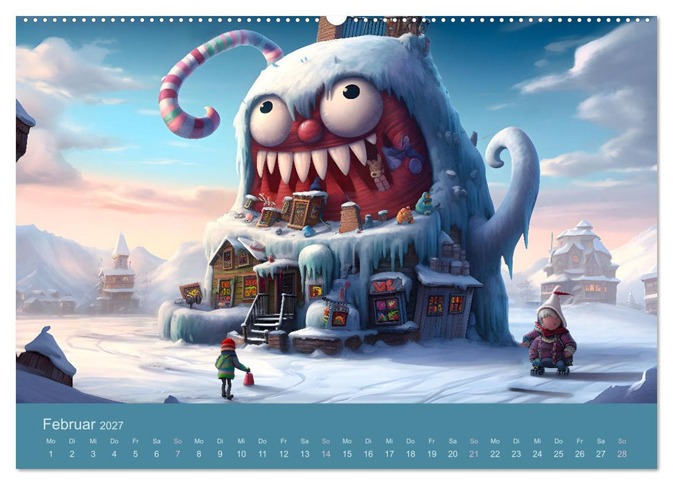 Monstermäßig durchs Jahr (CALVENDO Premium Wandkalender 2027)