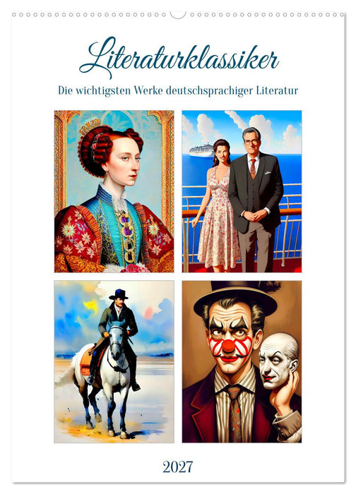 Literaturklassiker (CALVENDO Wandkalender 2027)