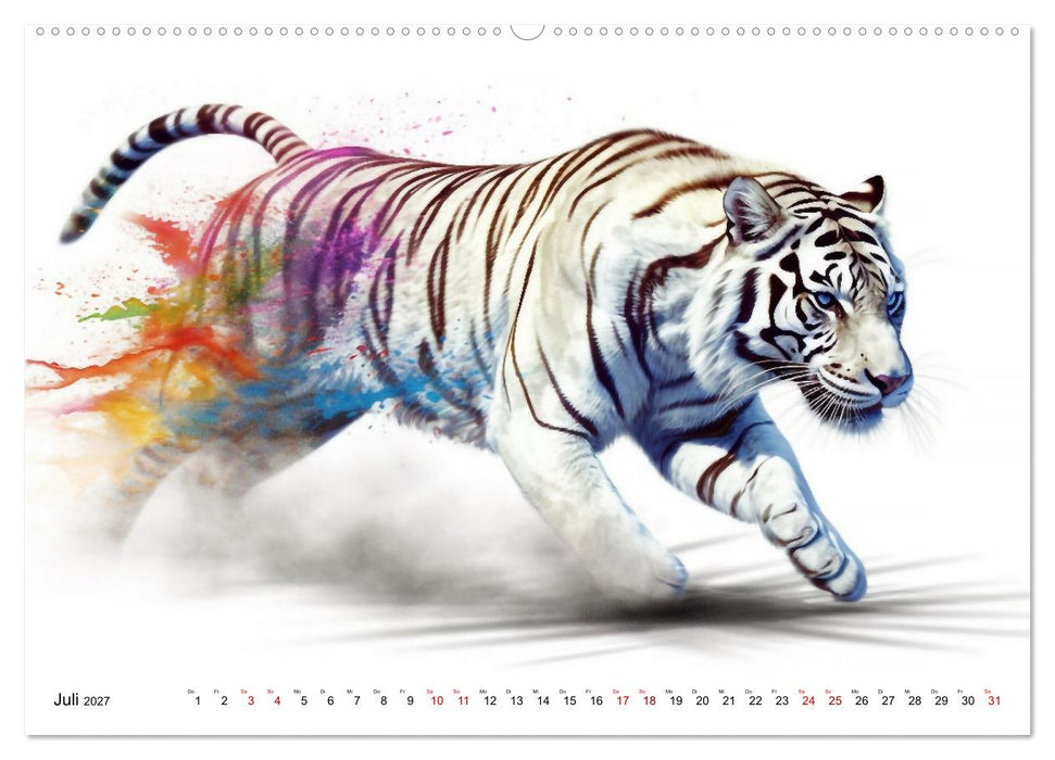 Raubtiere voll Eleganz und Kraft (CALVENDO Premium Wandkalender 2027)
