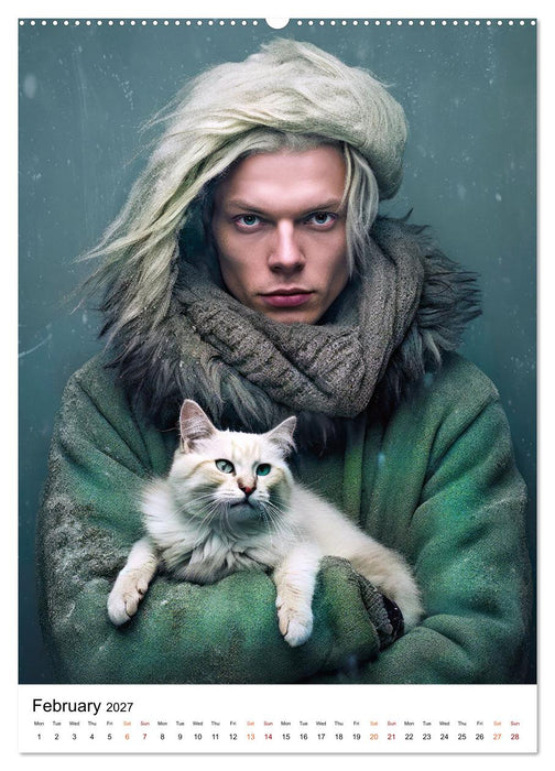 Meow and Forever (CALVENDO Monthly Calendar 2027)