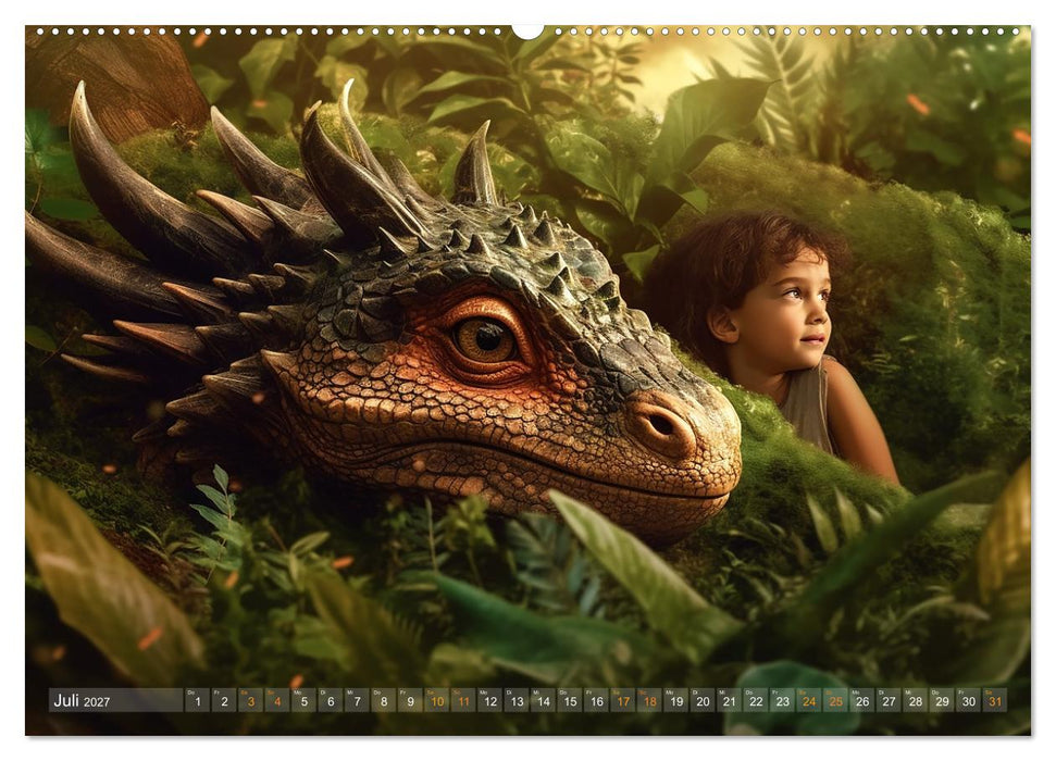 Drachenzeit.. nicht nur für Kinder (CALVENDO Premium Wandkalender 2027)