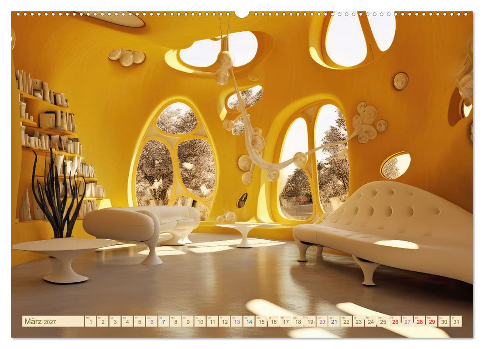 Exzentrische biomorphe Architektur (CALVENDO Premium Wandkalender 2027)