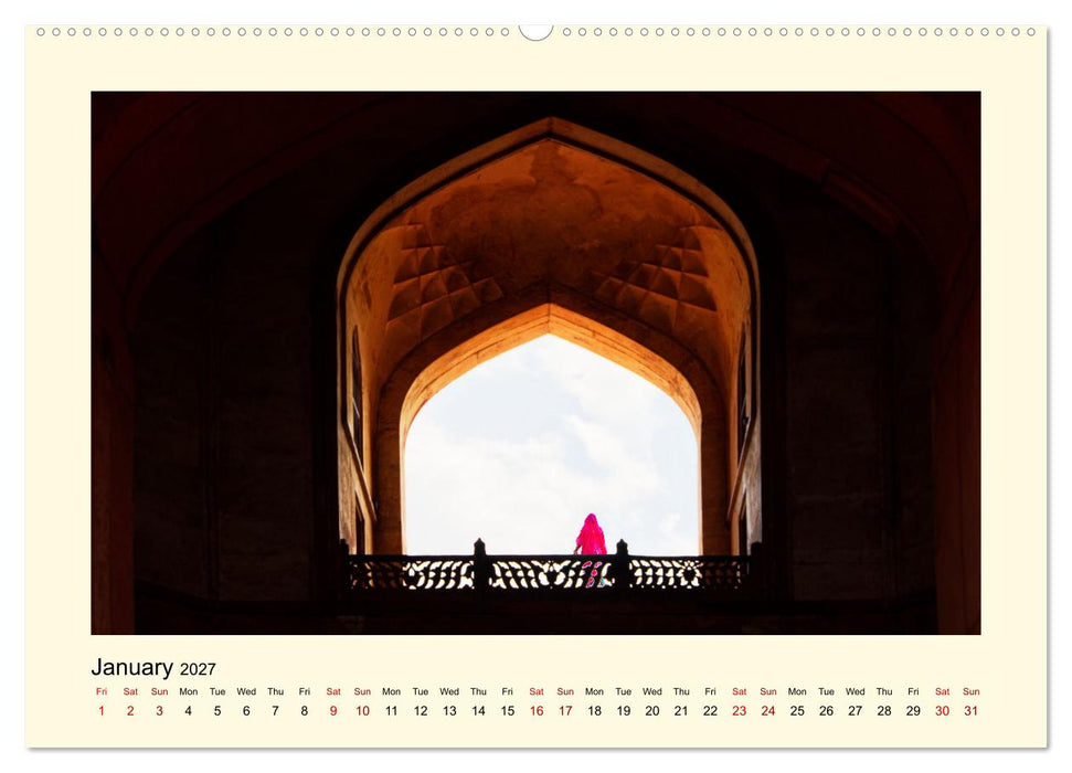 Great impressions of INDIA featuring awesome pictures (CALVENDO Monthly Calendar 2027)