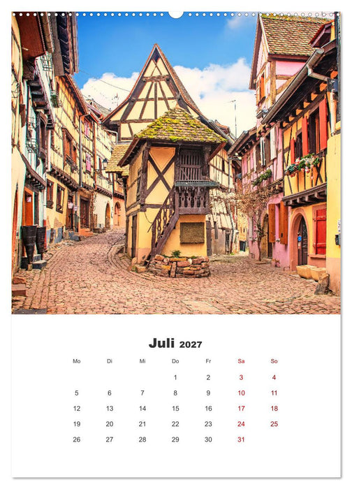 Eguisheim - Postkartenidylle (CALVENDO Premium Wandkalender 2027)