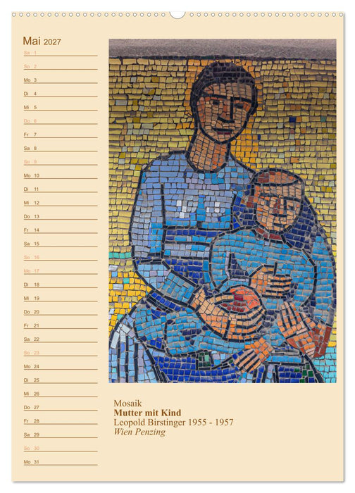 Mütter mit Kindern in der Kunst (CALVENDO Premium Wandkalender 2027)