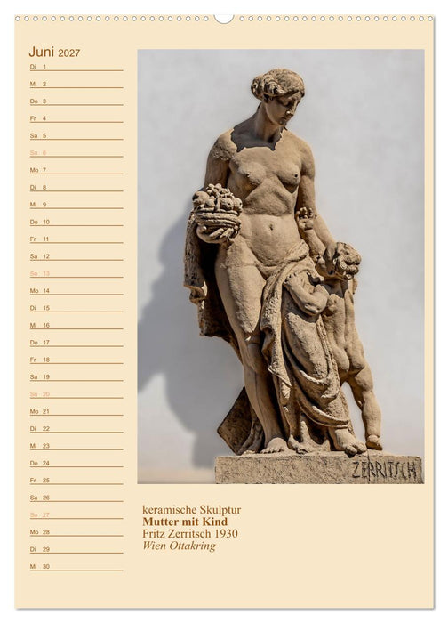 Mütter mit Kindern in der Kunst (CALVENDO Premium Wandkalender 2027)