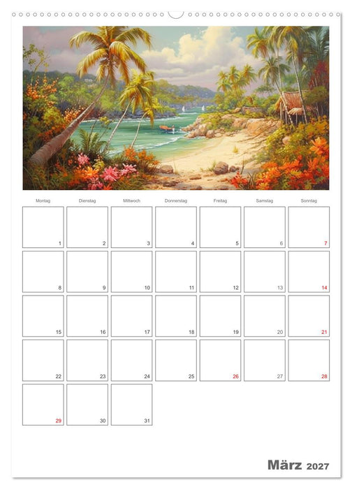 Die Karibik. Der Zauber tropischer Juwele (CALVENDO Wandkalender 2027)