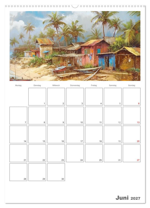 Die Karibik. Der Zauber tropischer Juwele (CALVENDO Wandkalender 2027)