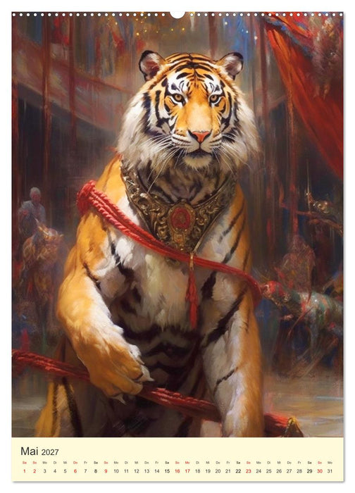 Zirkus. Manege frei! Willkommen im nostalgischen Wunderland (CALVENDO Premium Wandkalender 2027)