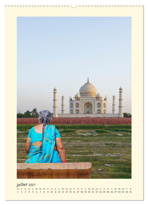 INDE pays aux couleurs éblouissantes (CALVENDO Calendrier supérieur 2027)