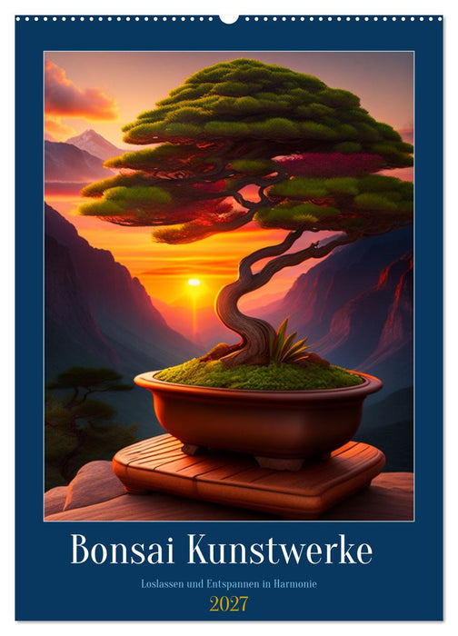 Bonsai Kunstwerke (CALVENDO Wandkalender 2027)