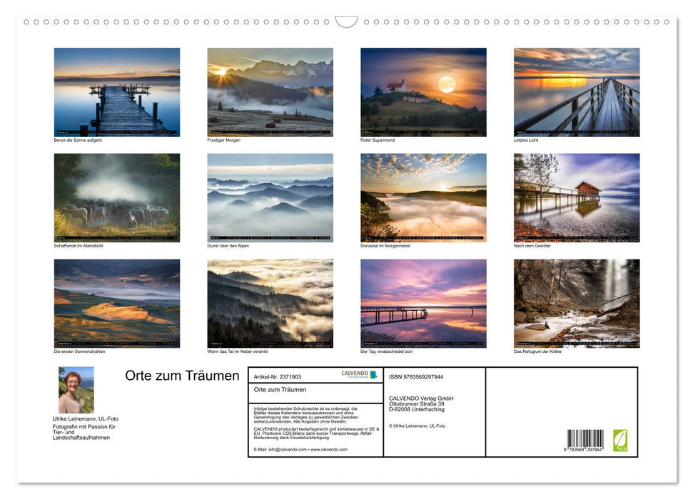 Orte zum Träumen (CALVENDO Wandkalender 2027)