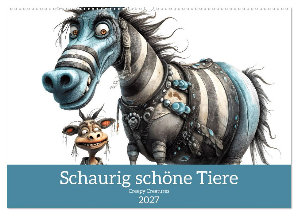 Creepy Creatures (CALVENDO Wandkalender 2027)