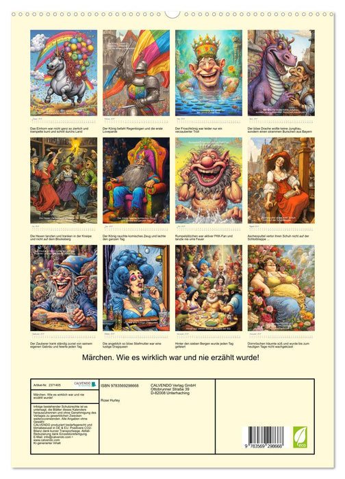 Märchen. Wie es wirklich war und nie erzählt wurde! (CALVENDO Premium Wandkalender 2027)