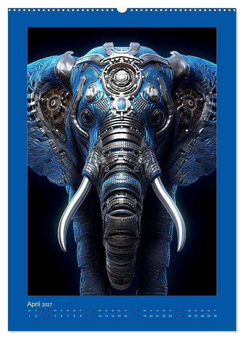 Leuchtend blaue Kraft (CALVENDO Wandkalender 2027)