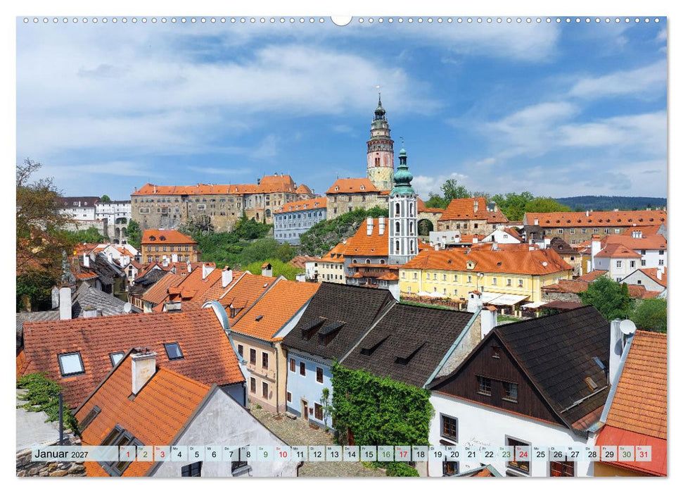 Krumau in Tschechien (CALVENDO Wandkalender 2027)