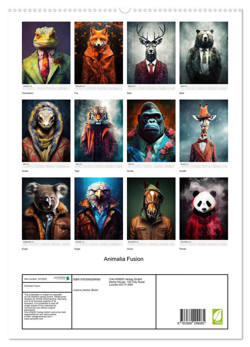 Animalia Fusion (CALVENDO Premium-Calendar 2027)