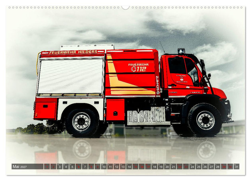 Feuerwehrfahrzeuge (CALVENDO Premium Wandkalender 2027)