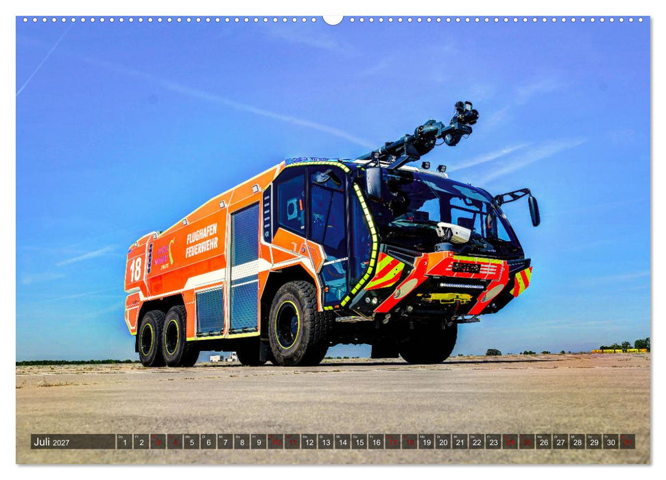 Feuerwehrfahrzeuge (CALVENDO Premium Wandkalender 2027)