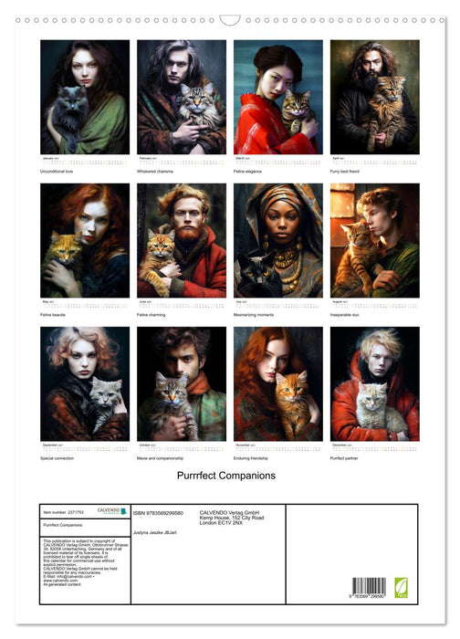 Purrrfect Companions (CALVENDO Monthly Calendar 2027)