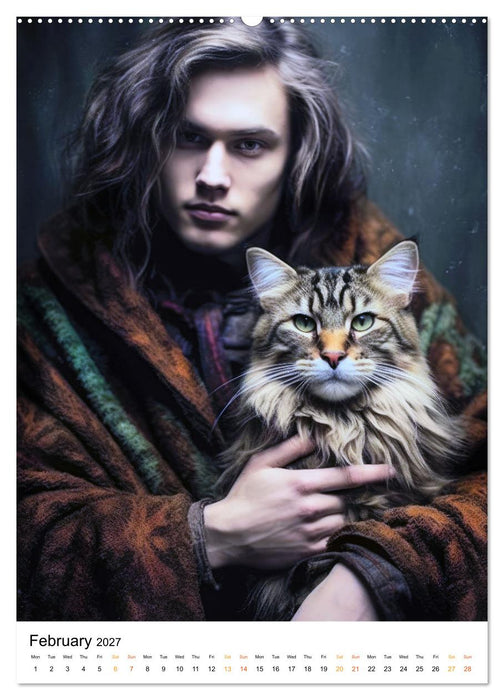 Purrrfect Companions (CALVENDO Monthly Calendar 2027)