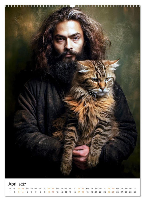 Purrrfect Companions (CALVENDO Monthly Calendar 2027)