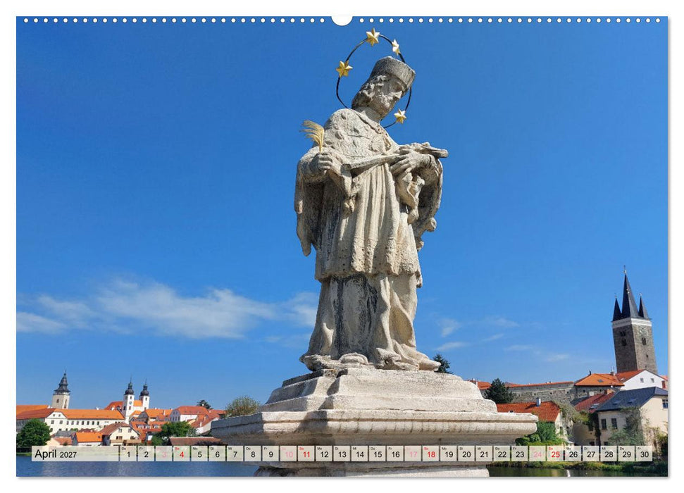 Bezauberndes Telc in Tschechien (CALVENDO Wandkalender 2027)