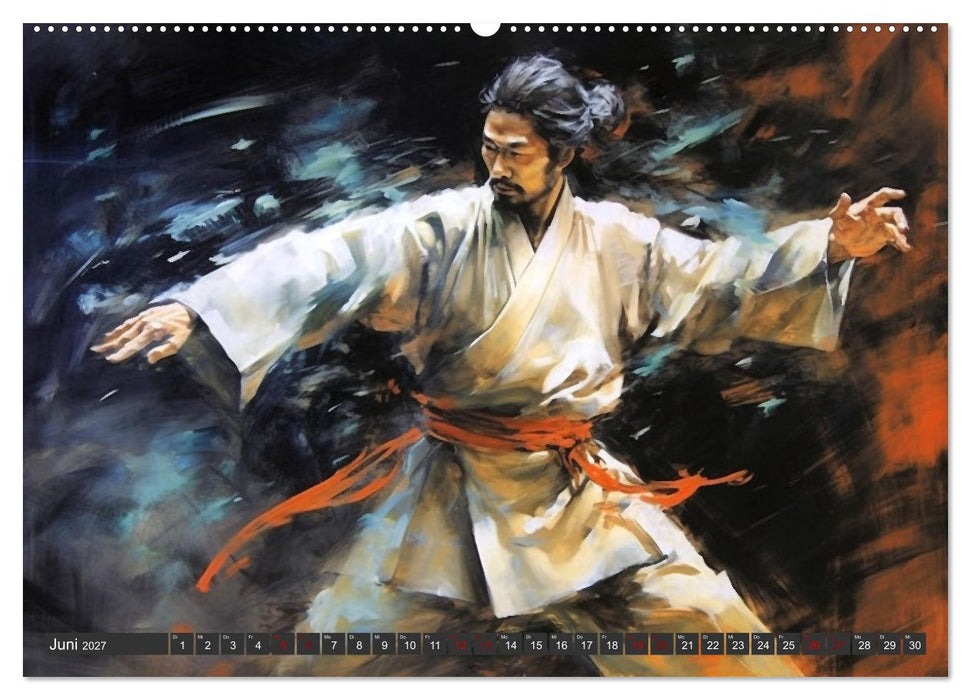 Samurai - ein Leben in Meditation (CALVENDO Premium Wandkalender 2027)