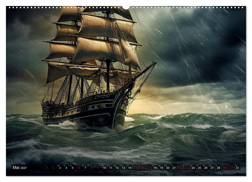 Stürme, Wellen und Piraten (CALVENDO Wandkalender 2027)