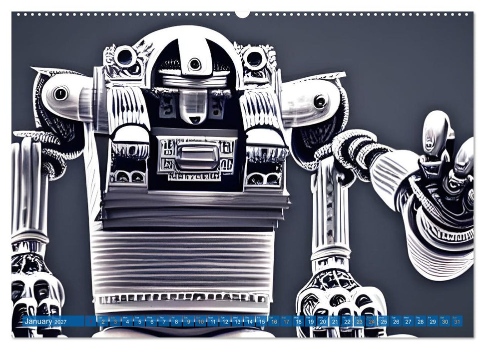 Robots (CALVENDO Premium-Calendar 2027)