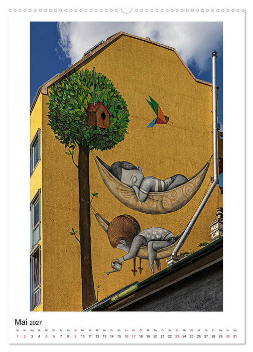 Kunst an Hauswänden (CALVENDO Wandkalender 2027)