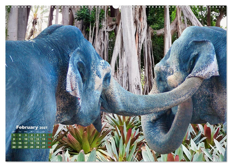 Gentle giants in the jungle (CALVENDO Premium-Calendar 2027)