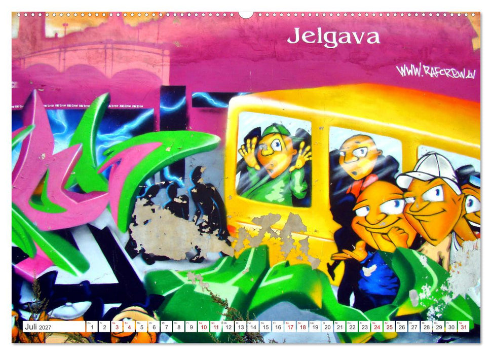 Mitau-Jelgava - Kurlands malerische Hauptstadt (CALVENDO Premium Wandkalender 2027)