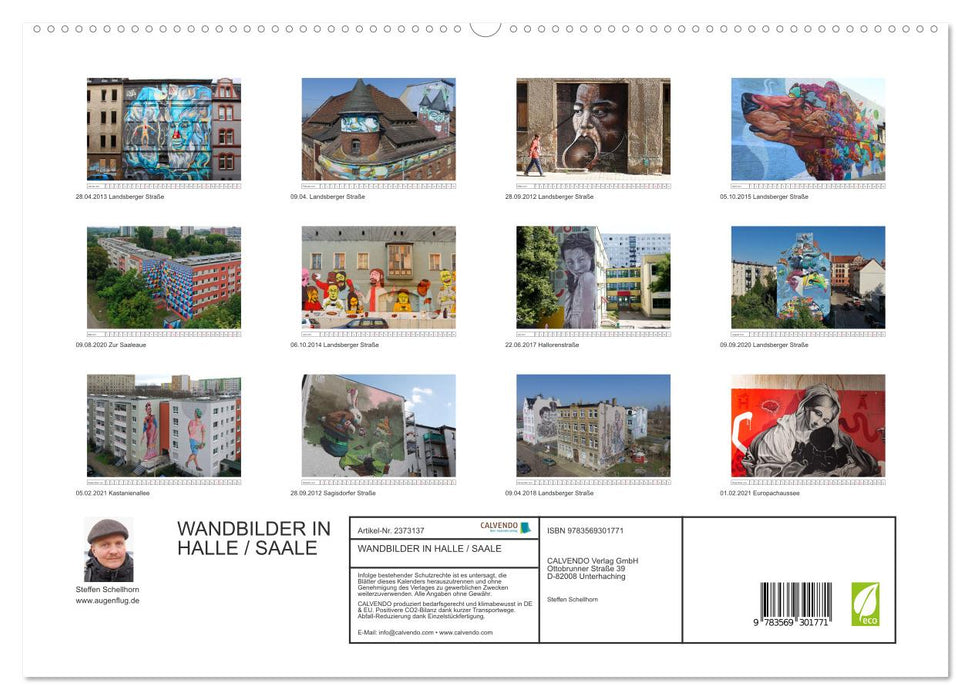 WANDBILDER IN HALLE / SAALE (CALVENDO Premium Wandkalender 2027)