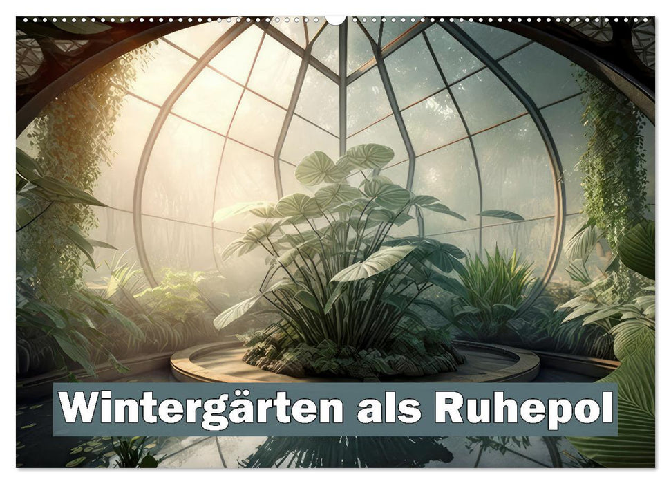 Wintergärten als Ruhepol (CALVENDO Wandkalender 2027)