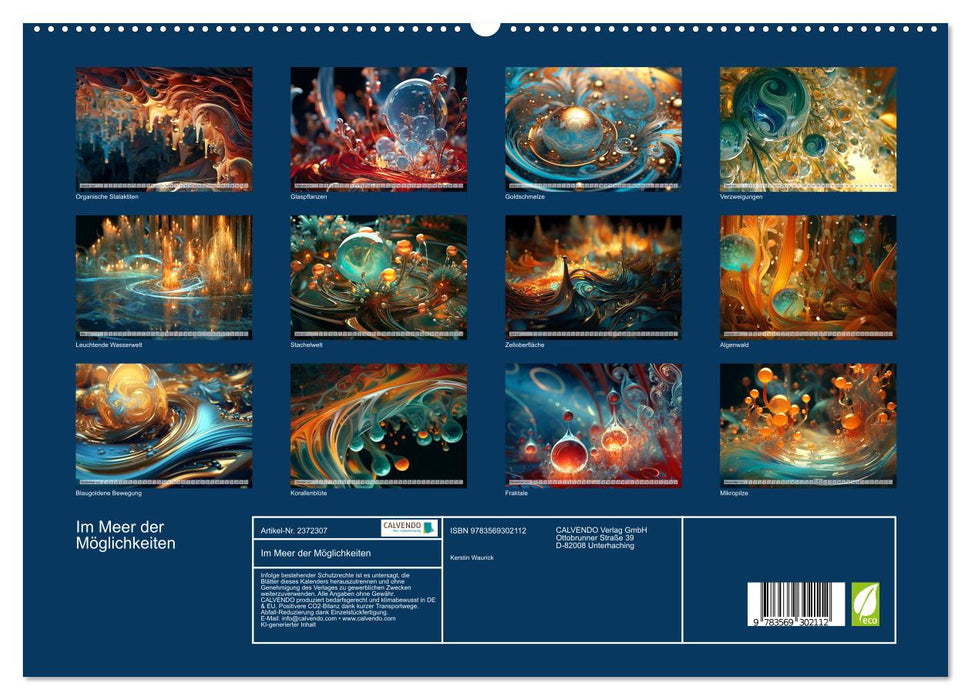 Im Meer der Möglichkeiten (CALVENDO Premium Wandkalender 2027)