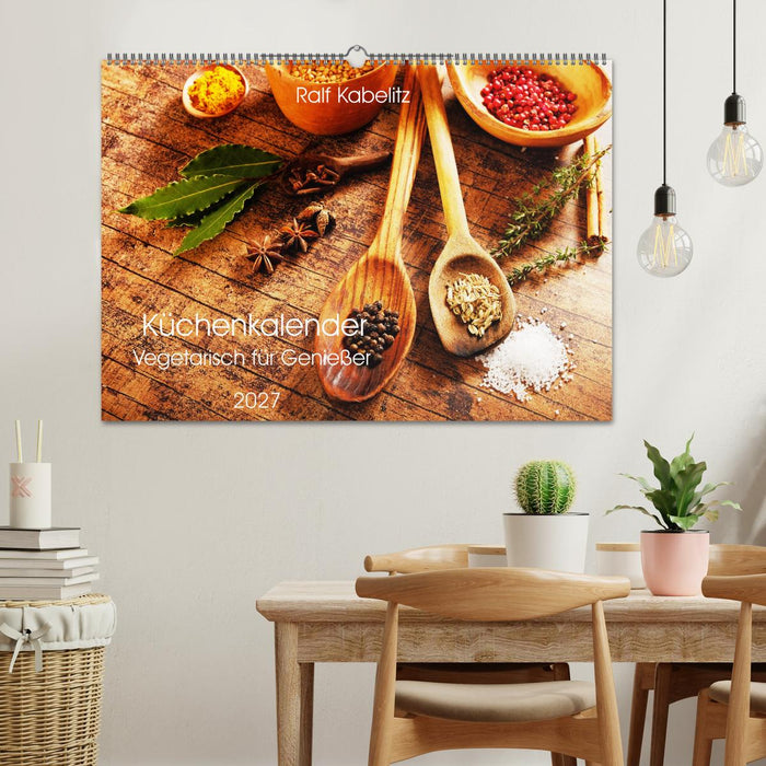 Küchenkalender Vegetarisch für Genießer 2027 (CALVENDO Wandkalender 2027)