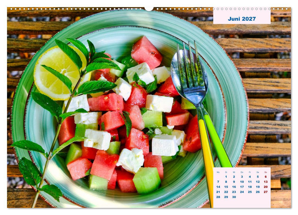 Küchenkalender Vegetarisch für Genießer 2027 (CALVENDO Wandkalender 2027)