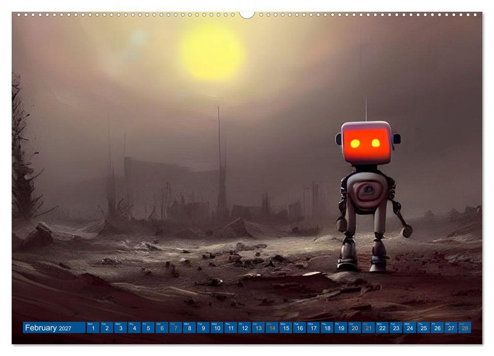 Robots (CALVENDO Monthly Calendar 2027)
