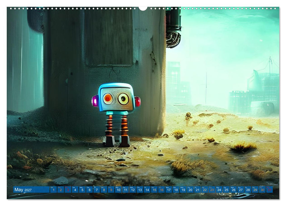 Robots (CALVENDO Monthly Calendar 2027)