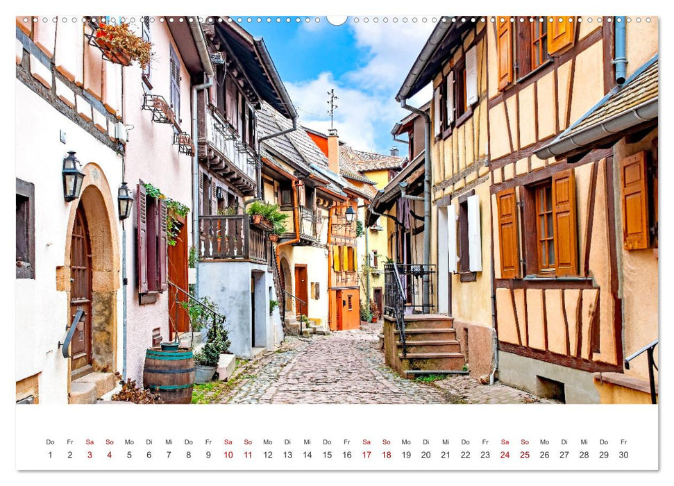 Eguisheim - Märchendorf im Elsass (CALVENDO Premium Wandkalender 2027)