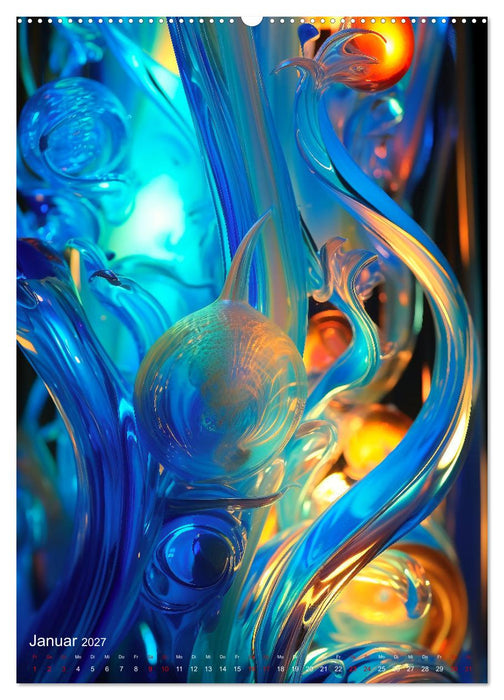 Lebendigs Glas (CALVENDO Premium Wandkalender 2027)