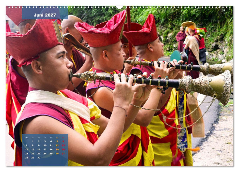 Sikkim – Buddhistisches Kleinod im Himalaya (CALVENDO Premium Wandkalender 2027)