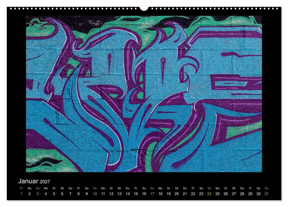Urbane Malerei (CALVENDO Premium Wandkalender 2027)